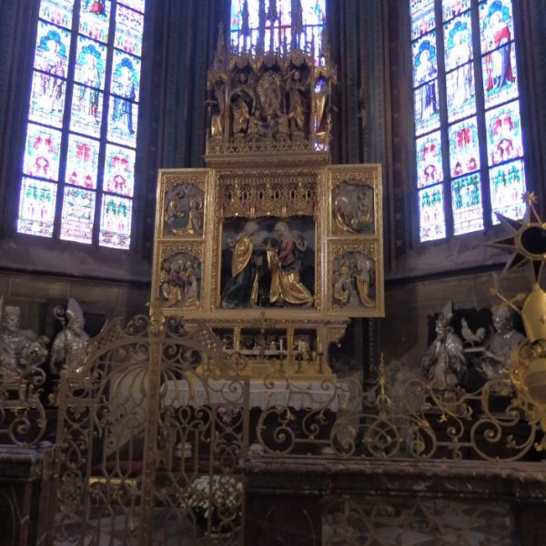 Sankt Vitus Basilika. St Panny Marie Kapel