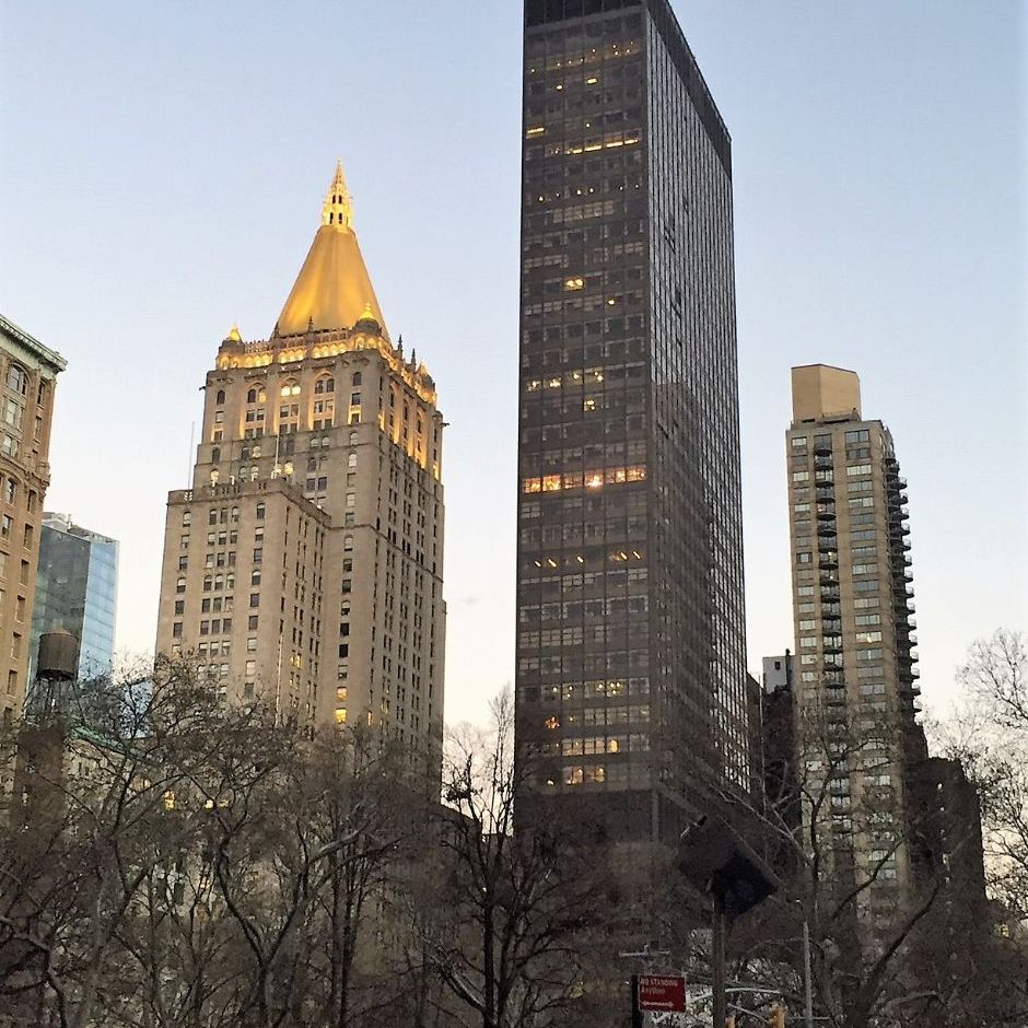 New York City. Madison Square Park, med flotte højhuse.