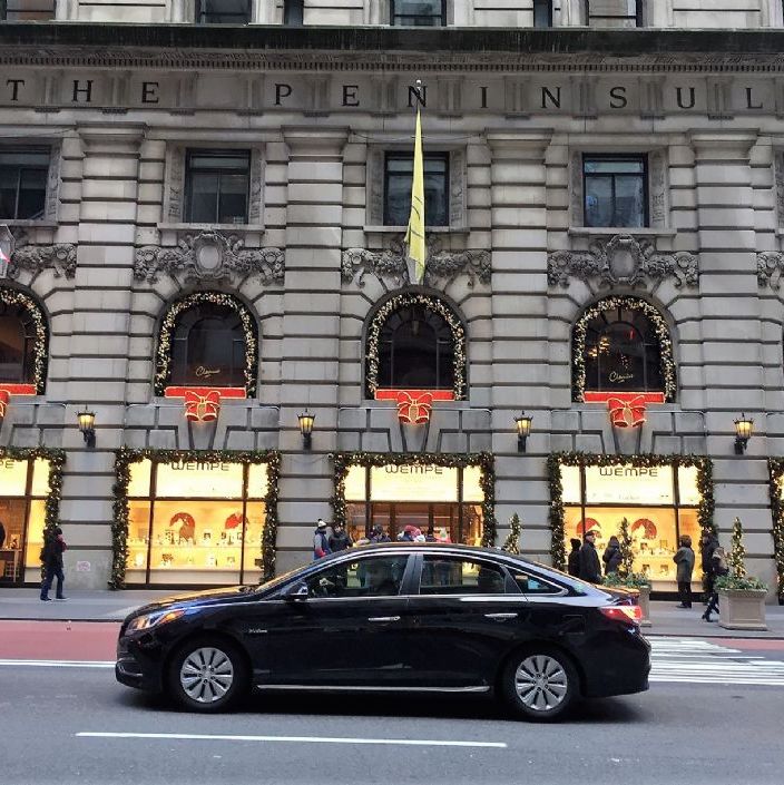 New York, juleudsmykning hos Hotel The Pensylvanien