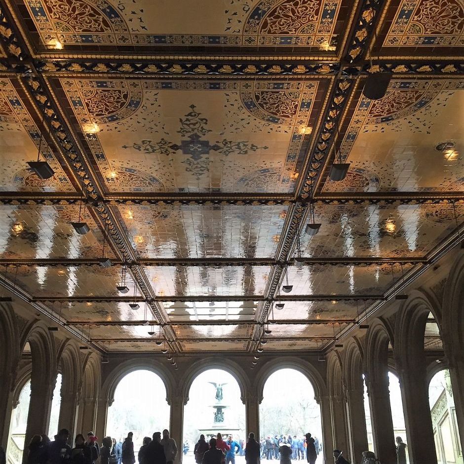 New York. Bethesda Terrace. Bygget mellem 1859-64.
