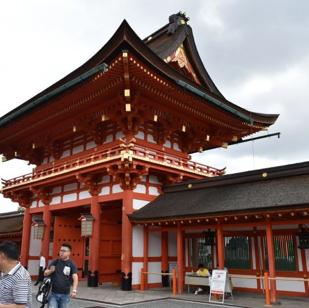 Fushimi Inari helligdommen.
Fushimiinari Shrine Gehaiden