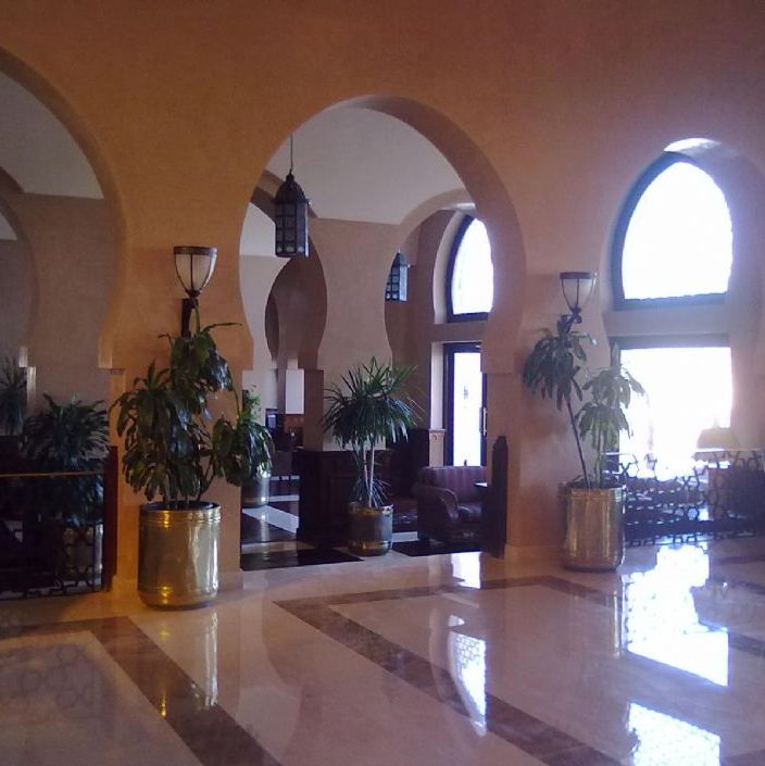 Egypt - Sharm el Sheik.
Jaz Belvedere Resort. Traditionel arabisk og marokkansk arkitektur.