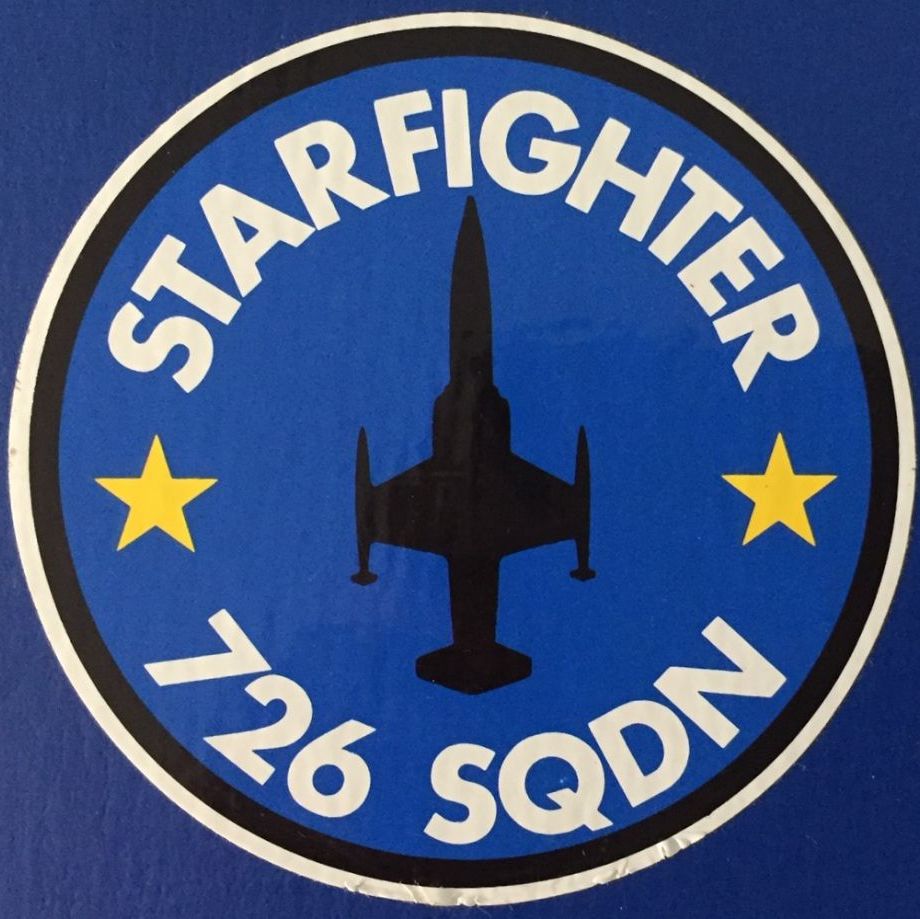 Eskadrille 726, Starfighter mærke.