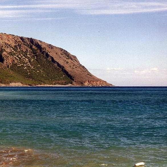 Kreta, kysten ved Aghia Roumeli