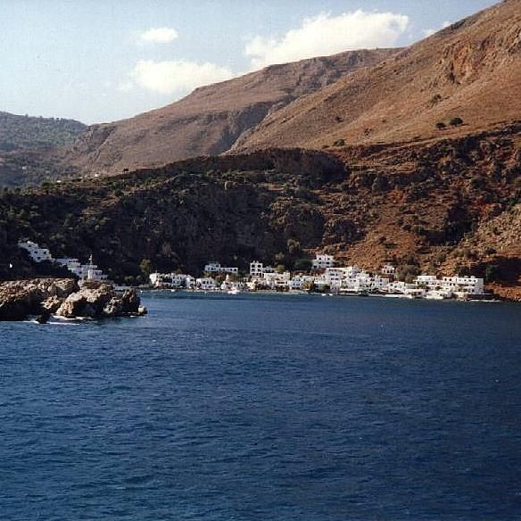 Kreta.
Byen Loutro