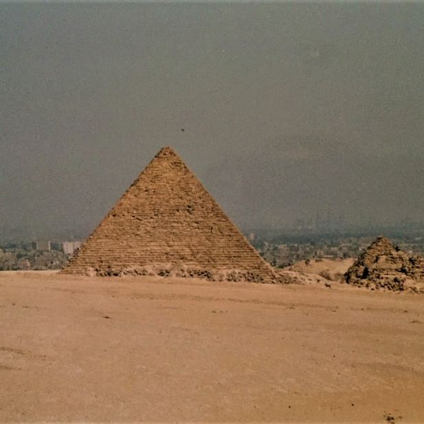 Cairo.
Pyramid of Mycerinus, 2620-2500 bc, Giza
