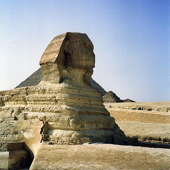 Cairo.
The Sphinx, 2620-2500 bc, Giza