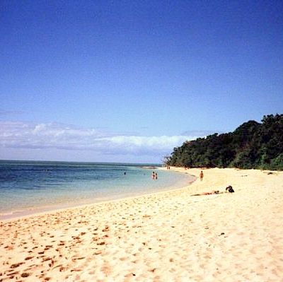 Cairns.
Green Island beach, Great Barrier Reef.