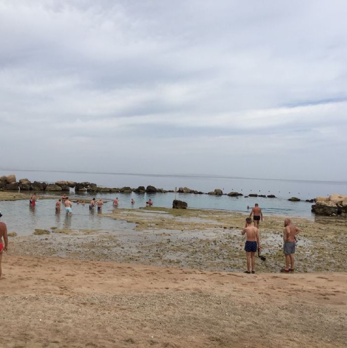 Hurghada Egypt.
Low tide at the snorkling pool