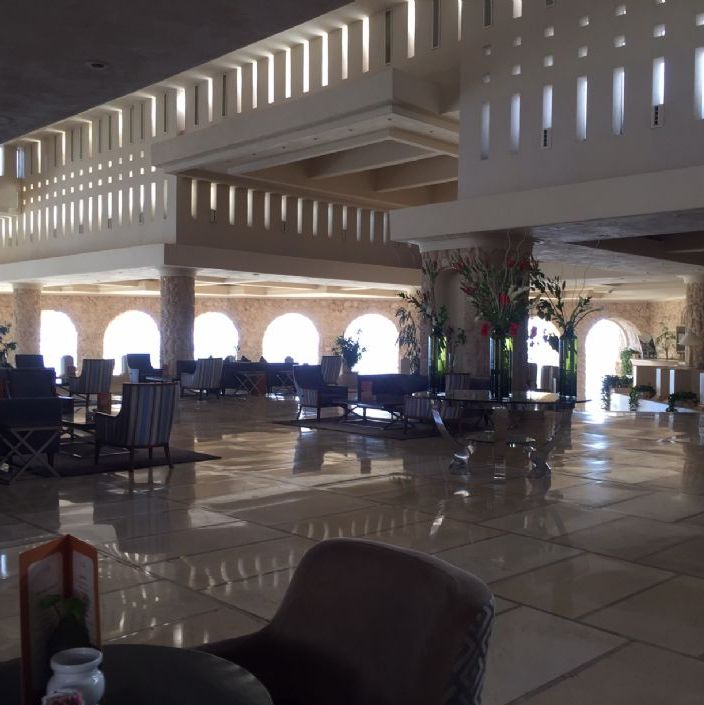 Hurghada Egypt.
The large lounge at the reception area