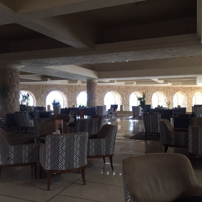 Hurghada Egypt.
The large lounge at the reception area