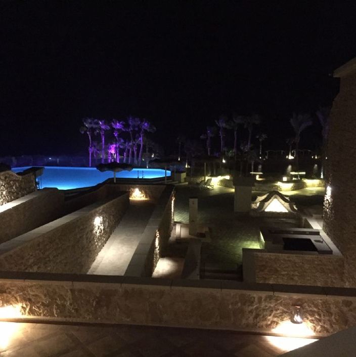 Hurghada Egypt.
Albatros Citadel Resort in the evening light.