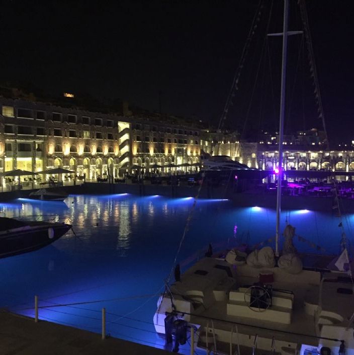 Hurghada Egypt.
Albatros Citadel Resort in the evening light.