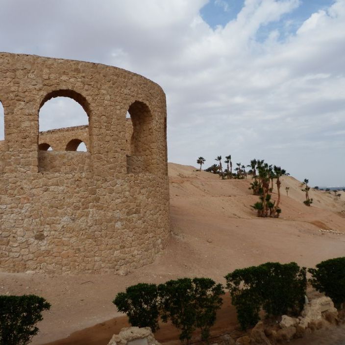 Hurghada Egypt.
The end of the resort, building 5.