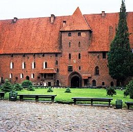 Malbork.
Den indre gård.
