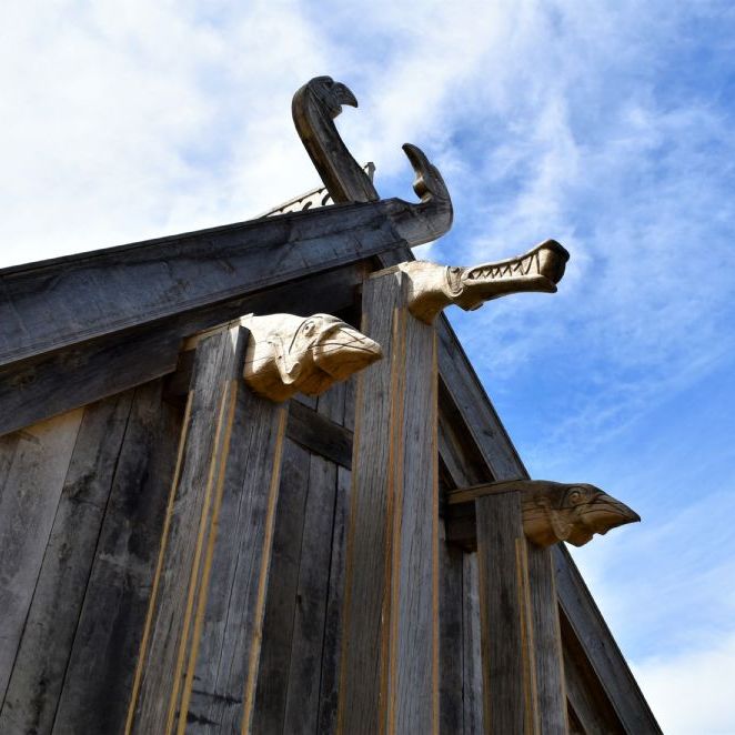 Sagnlandet Lejre.
Kongehallen
The Viking Kings Hall