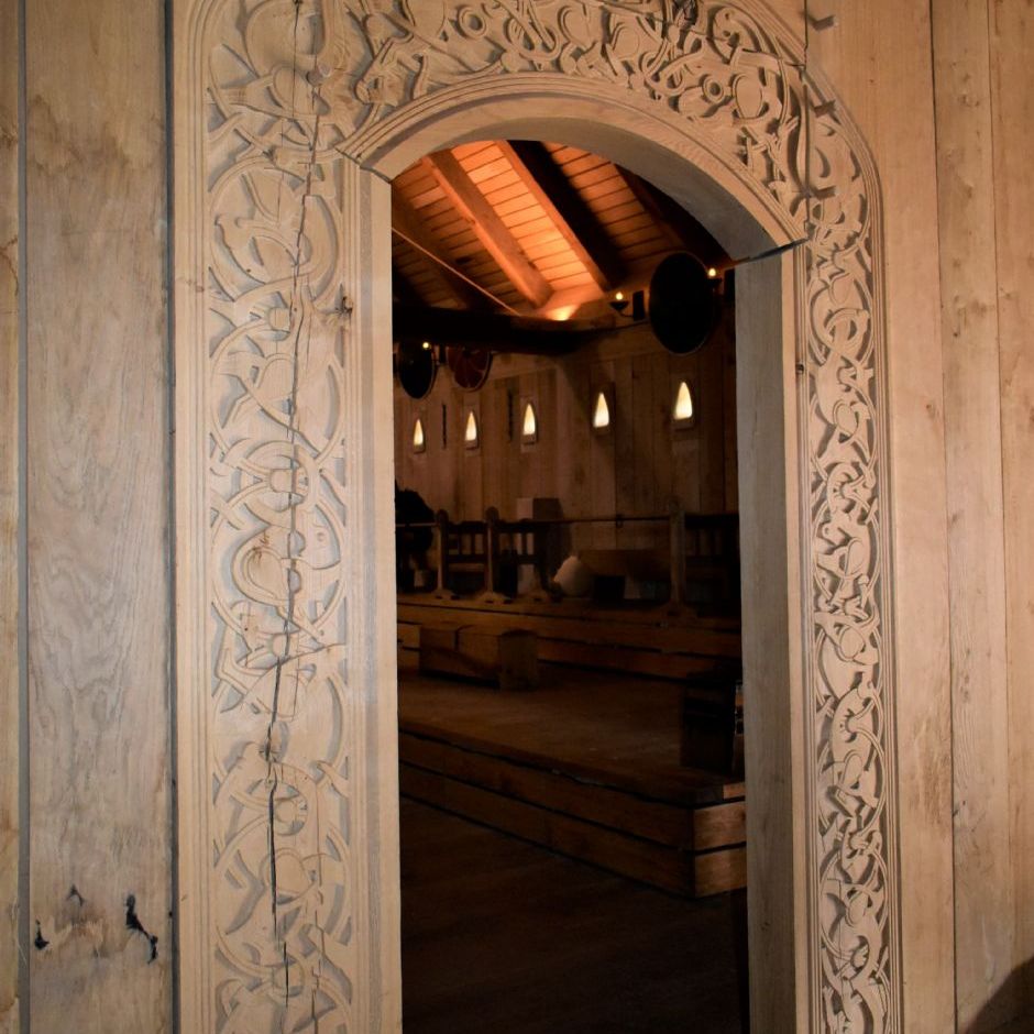 Sagnlandet Lejre.
Kongehallen
The Viking Kings Hall
