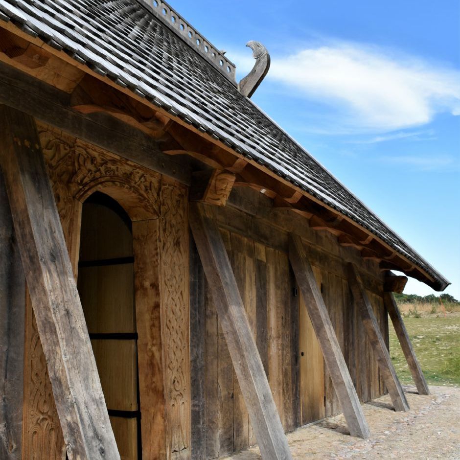 Sagnlandet Lejre.
Kongehallen
The Viking Kings Hall