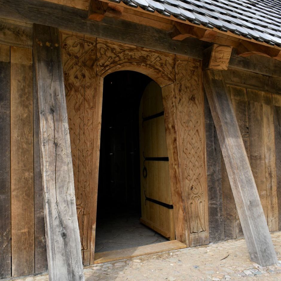 Sagnlandet Lejre.
Kongehallen
The Viking Kings Hall.