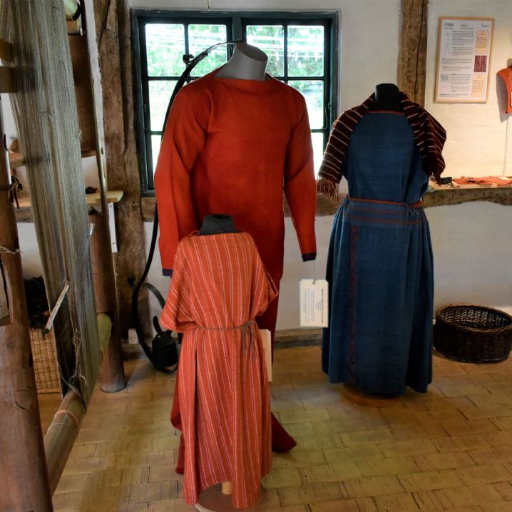 Sagnlandet Lejre.
Dragtværksted.
Textile Workshop