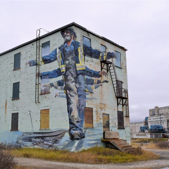 Old workers building at Polar Bear Honor Street.