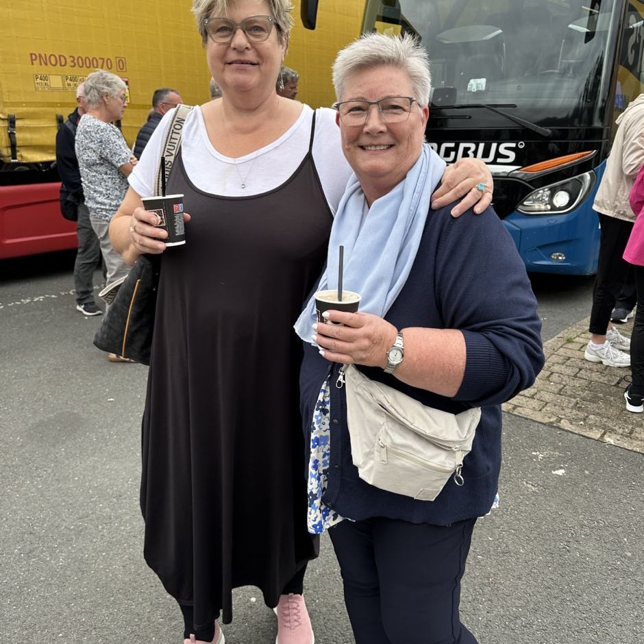 Marianne og jeg på vores første rejse sammen til André Rieu koncert i Maastricht Holland