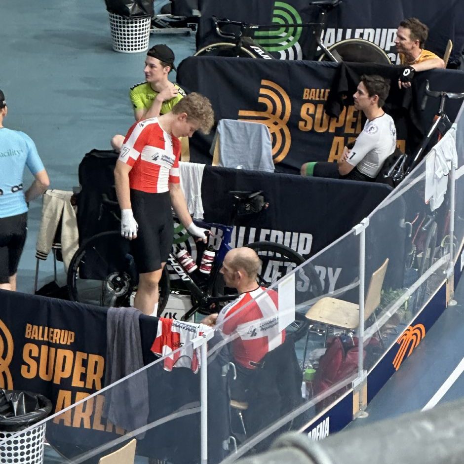 3 dages løb - Ballerup Super Arena.
Tobias og Michael
