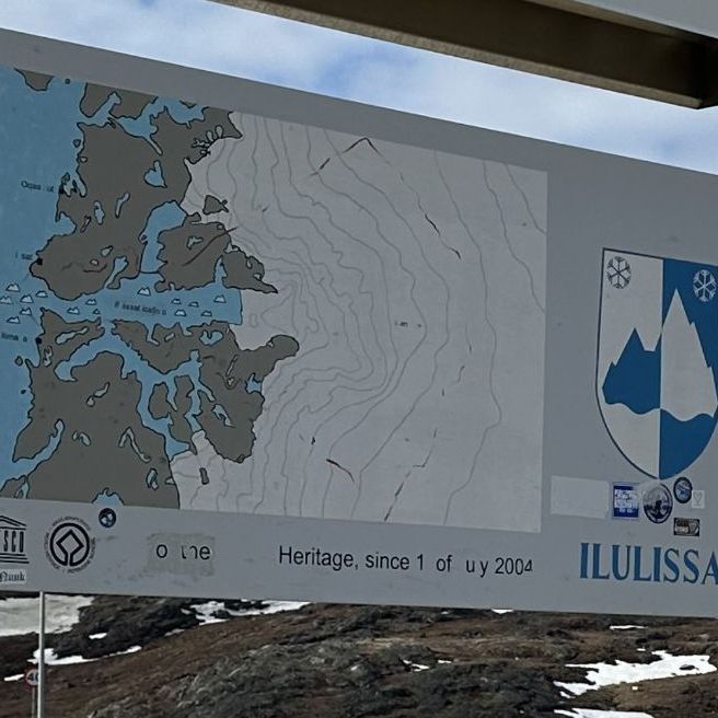 Grønland - Ilulissat
Ilulissat isfjord kom på Verdensarvlisten 1 juli 2004.
Det er den mest producerende isbræ i verden.